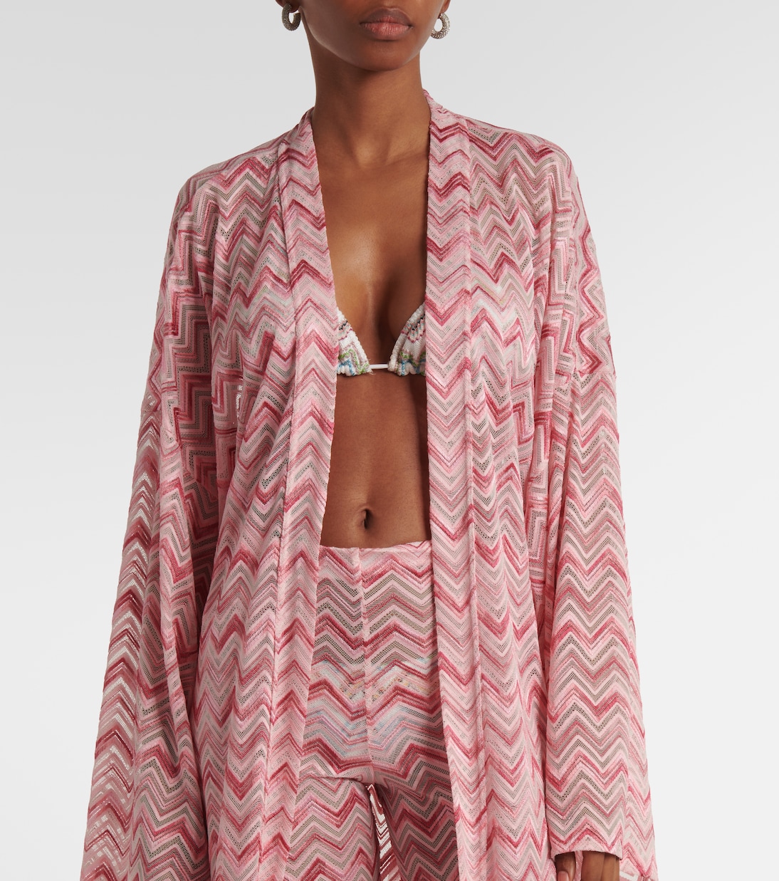 Zigzag lamé robe | Missoni
