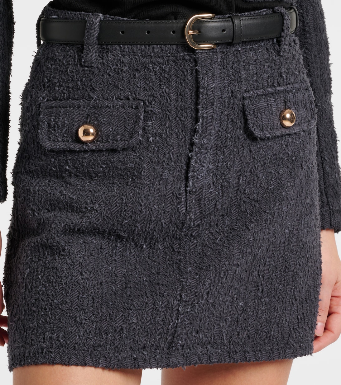 Minirock aus Denim | Self-Portrait