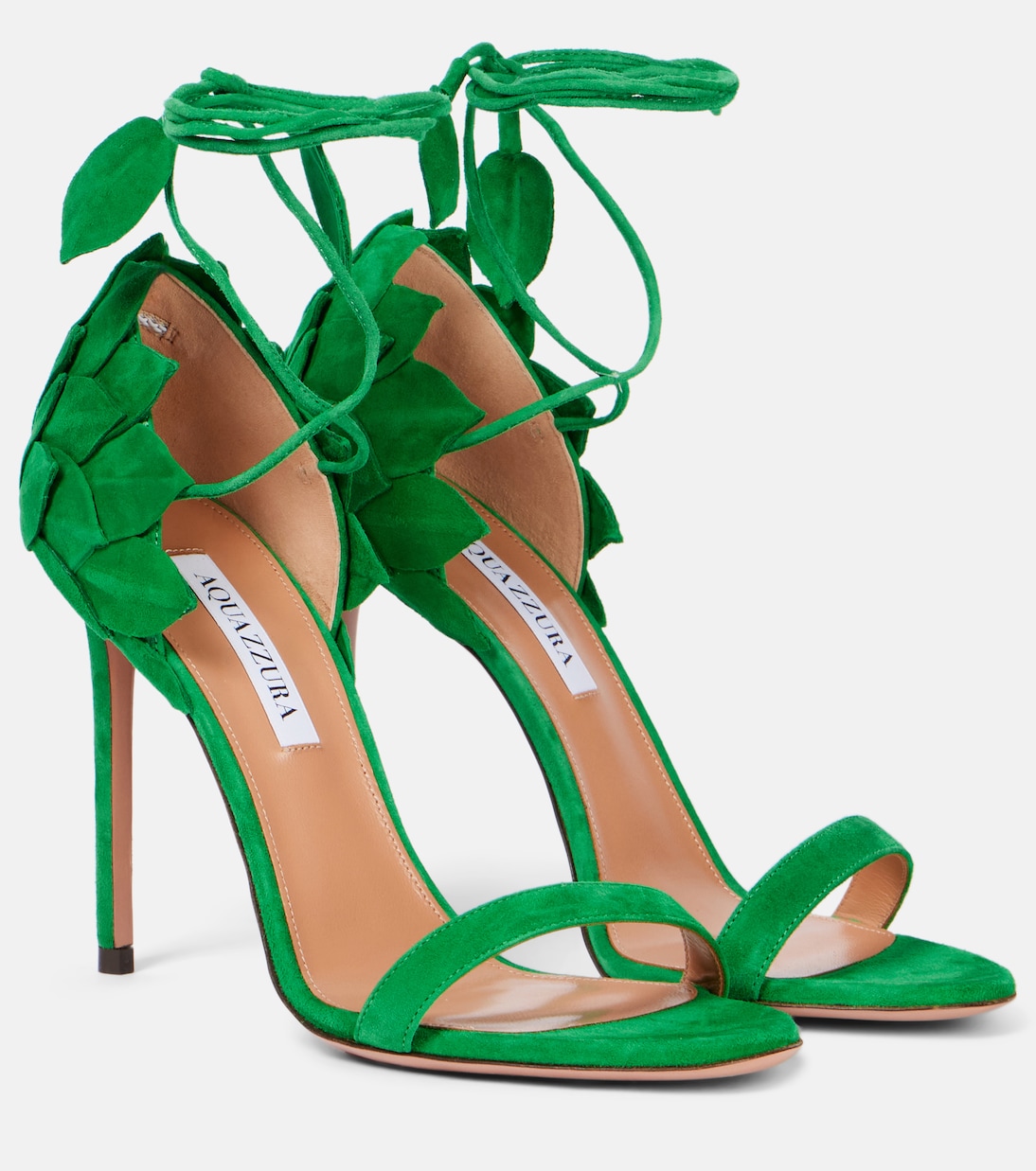 Sandalen Hibiscus 105 aus Veloursleder | Aquazzura