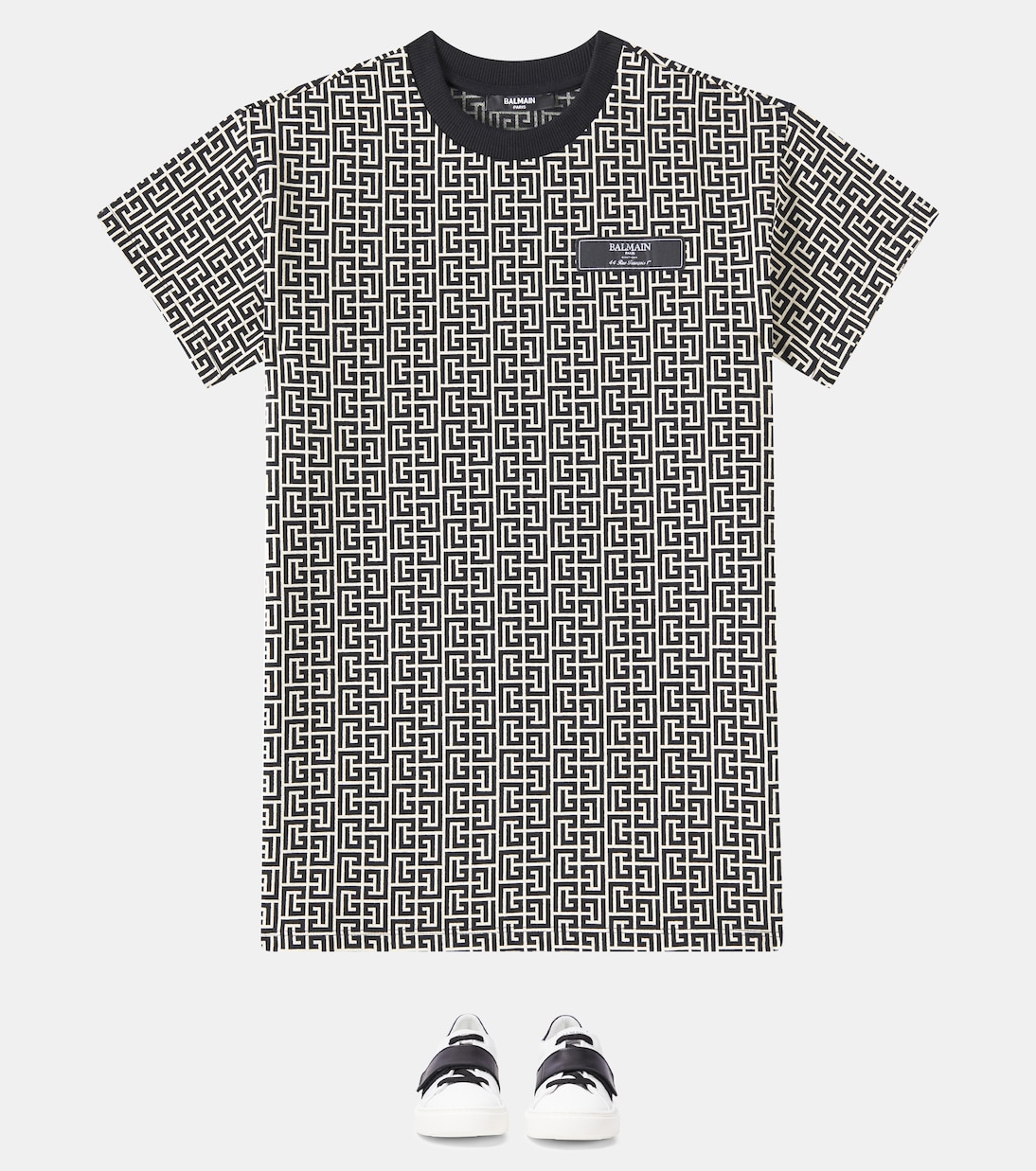 Baskets en cuir | Balmain Kids