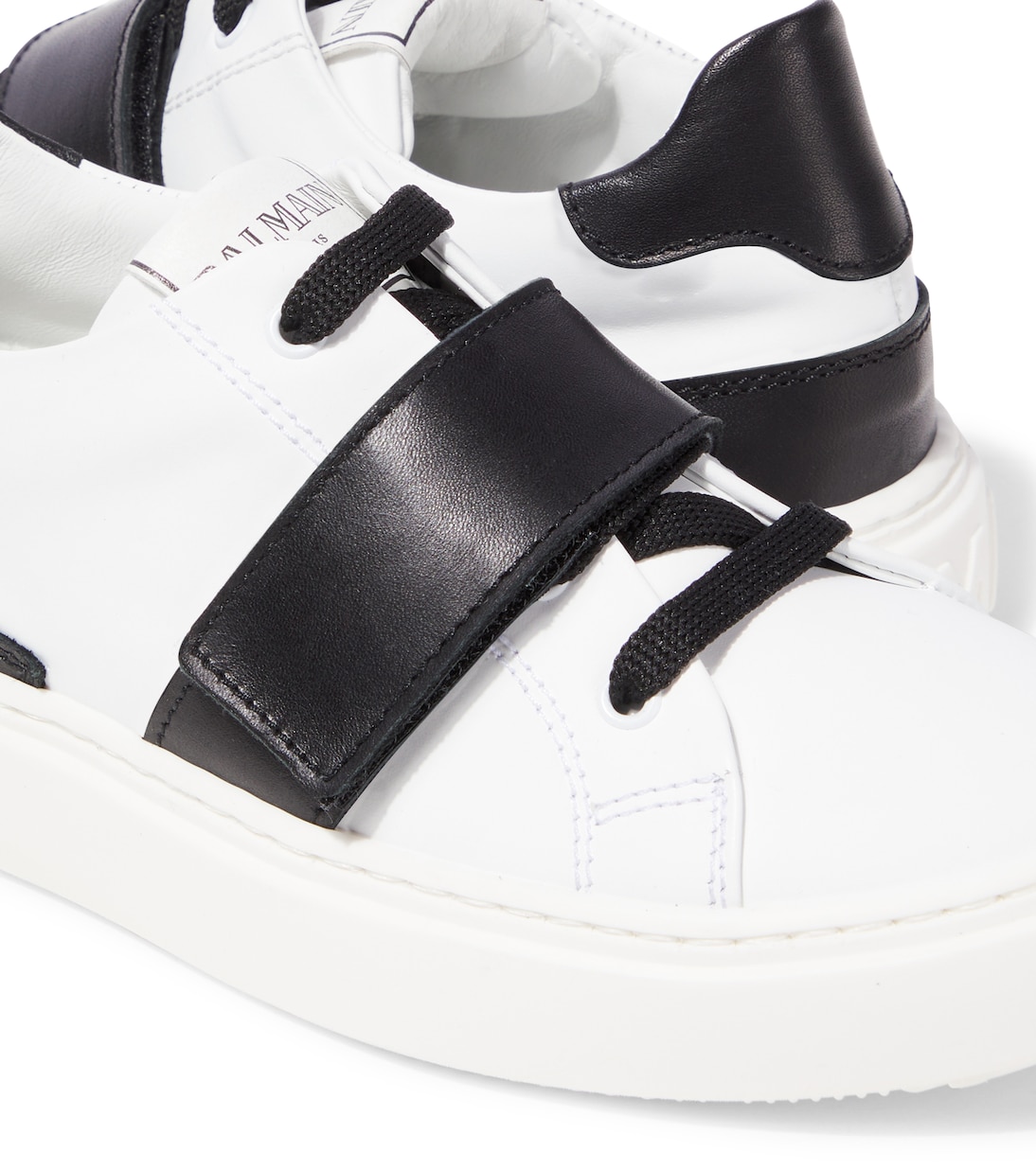 Baskets en cuir | Balmain Kids