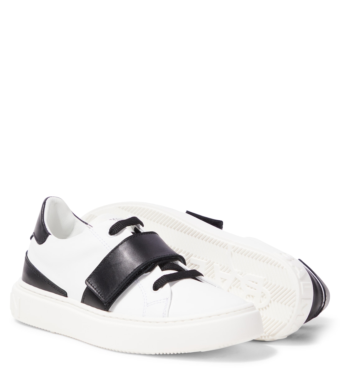 Baskets en cuir | Balmain Kids