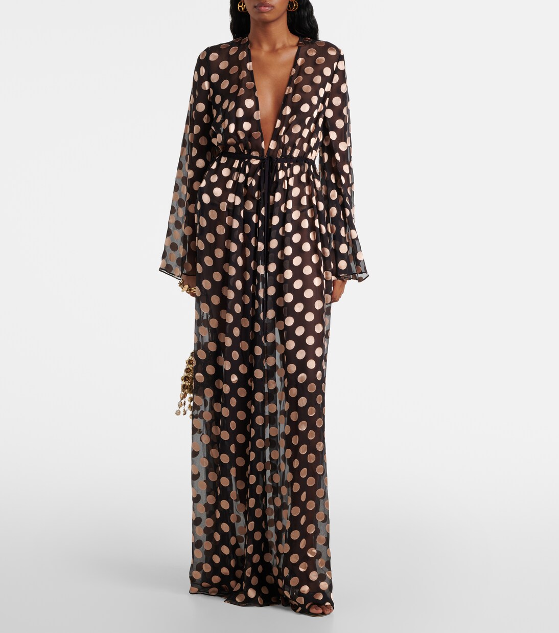 Robe longue Aurelia imprimée | Alexandra Miro