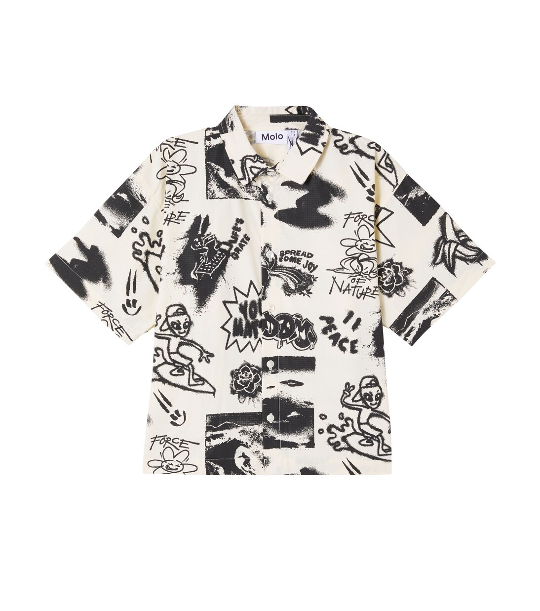 Richie printed cotton shirt | Molo