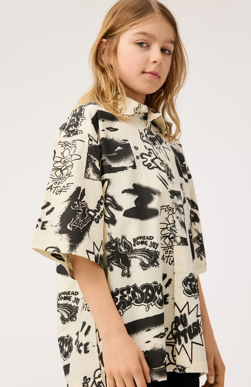 Richie printed cotton shirt | Molo