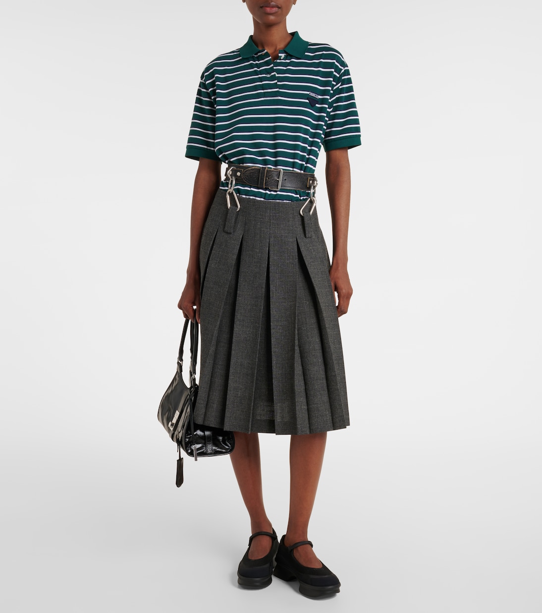 Mesh low-top sneakers | Prada