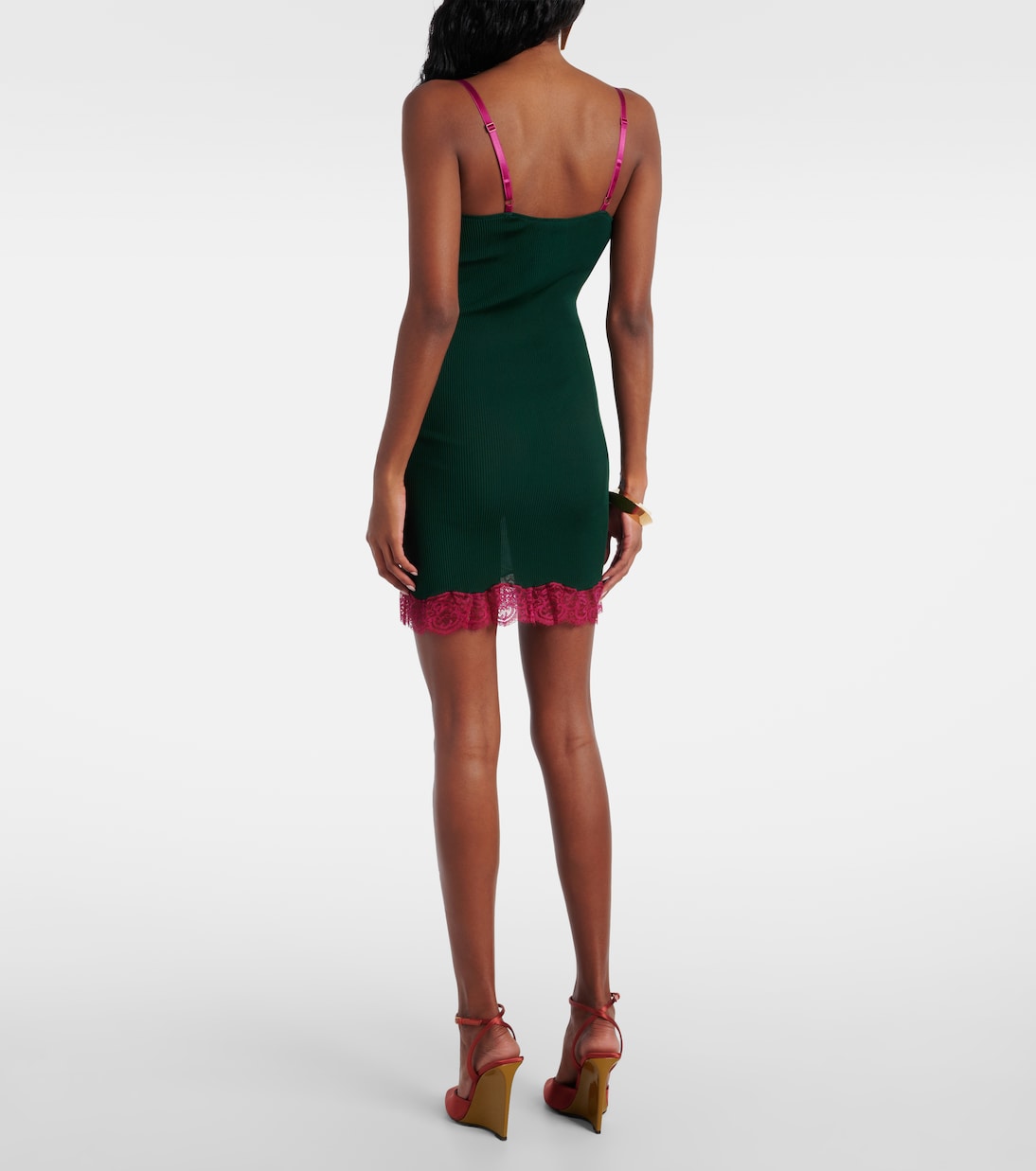 Abito sottoveste in jersey di seta | Saint Laurent