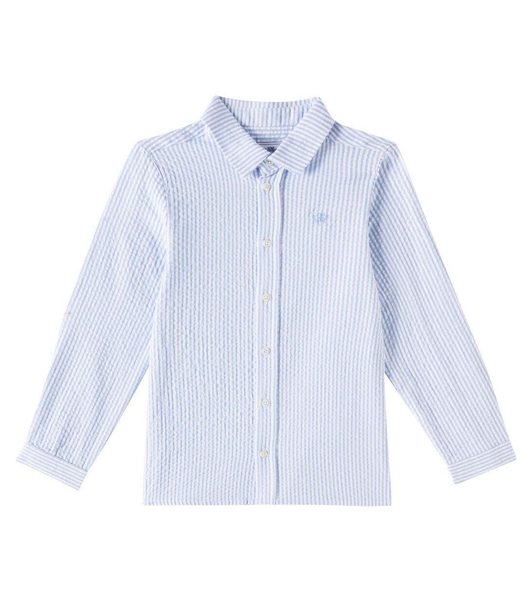 Bengal stripe cotton seersucker shirt | Tartine et Chocolat
