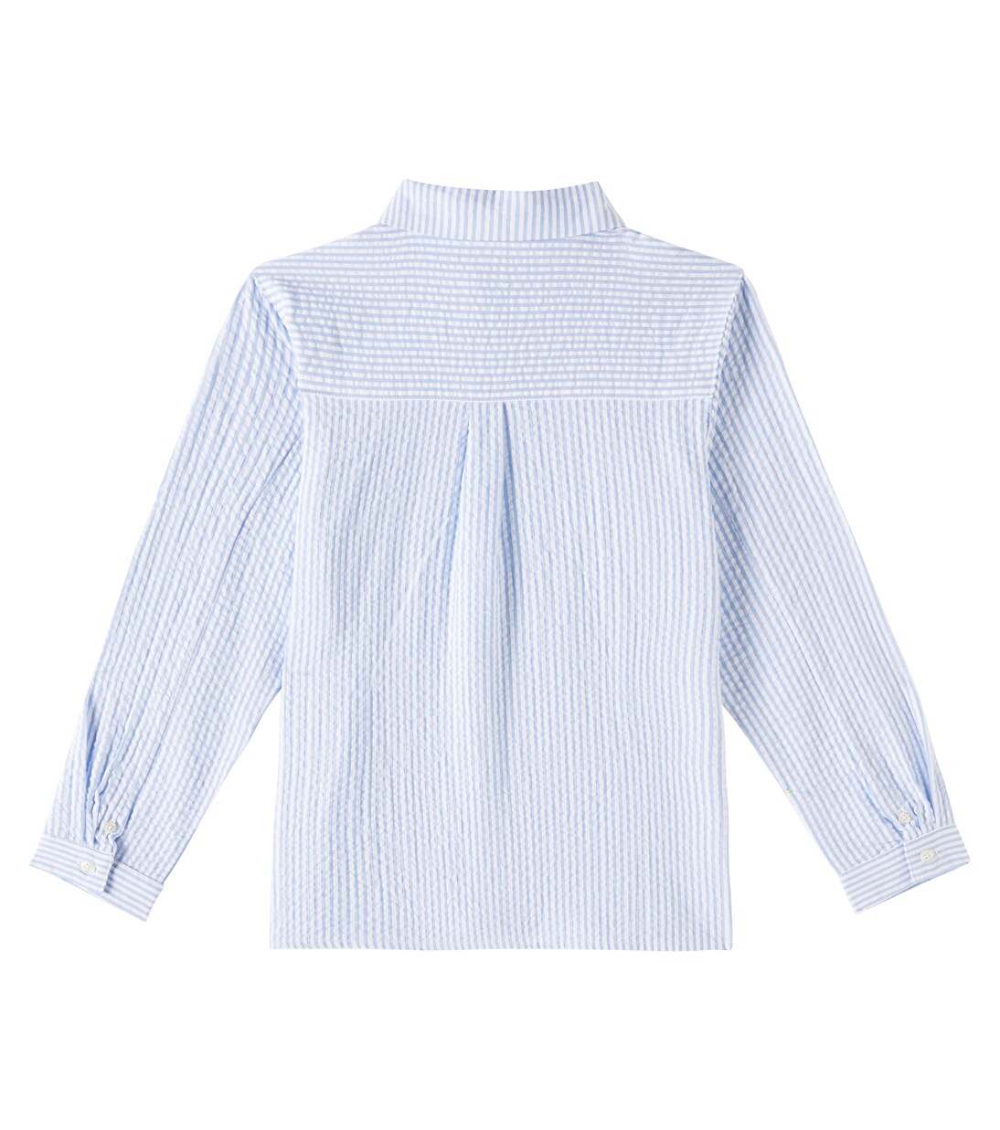 Bengal stripe cotton seersucker shirt | Tartine et Chocolat