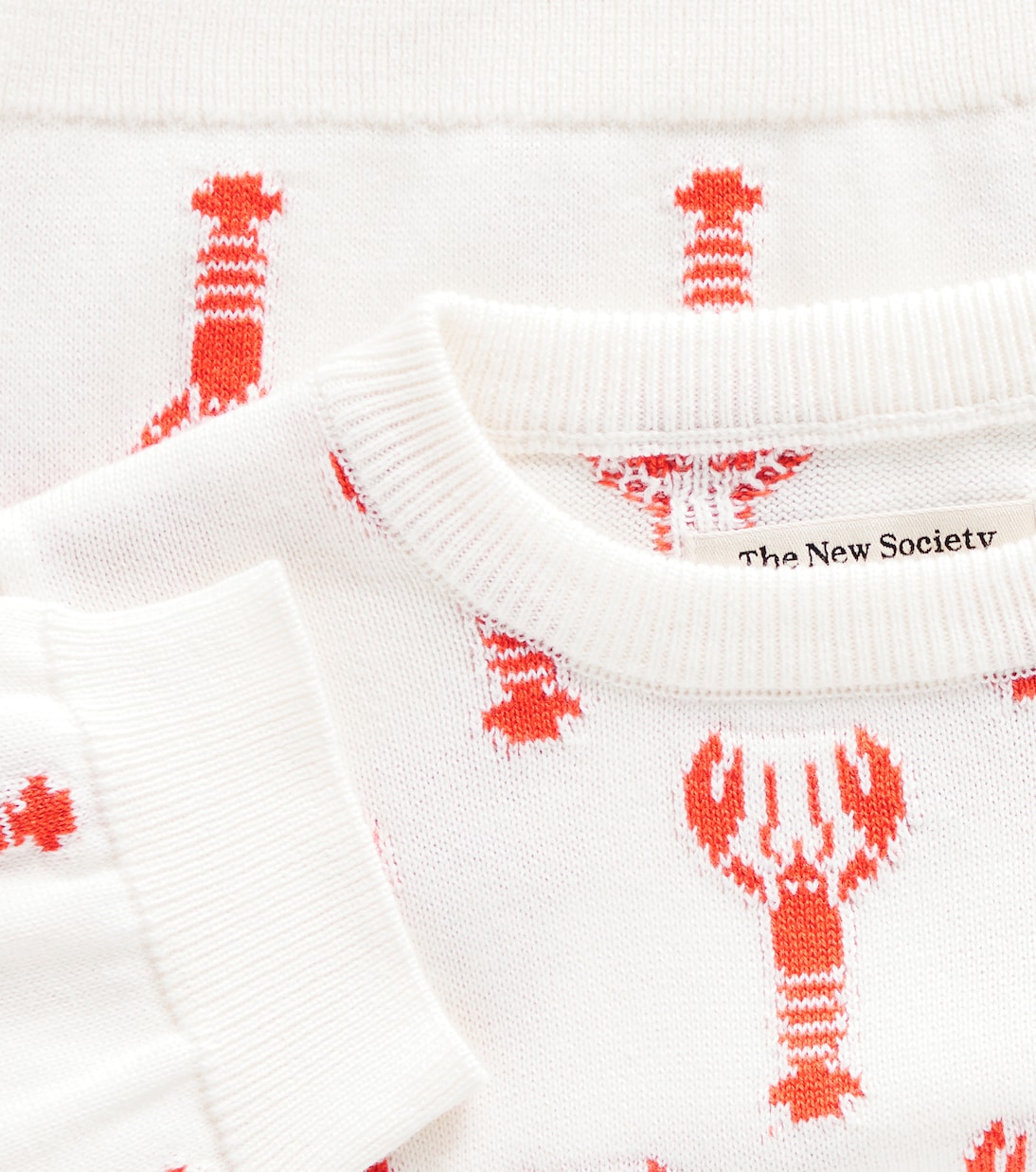 Top Oia de algodón en intarsia | The New Society