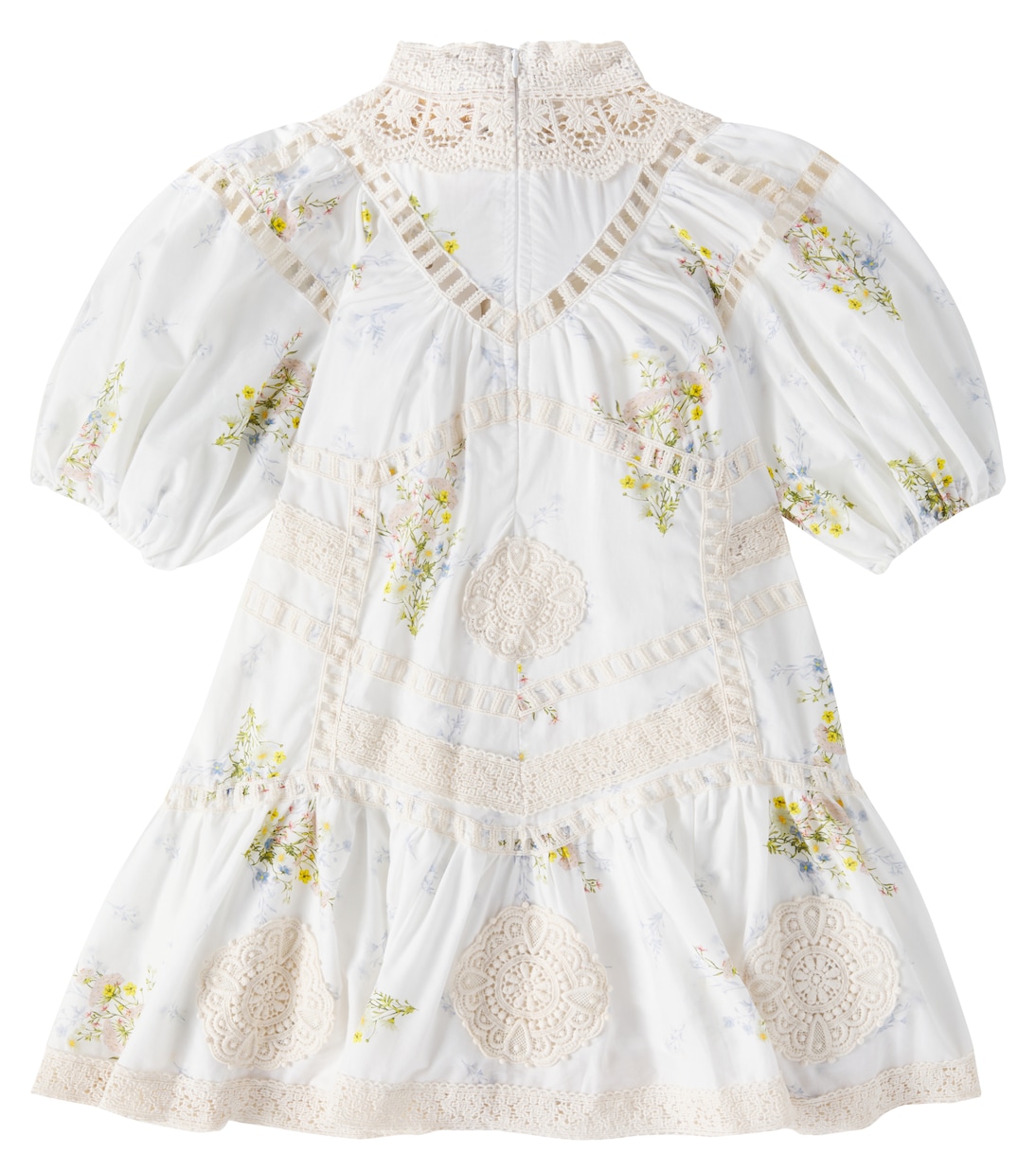 Doily floral cotton voile dress | Petite Amalie  