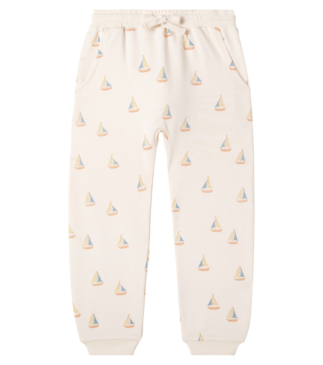 Printed cotton-blend fleece sweatpants | Rylee + Cru