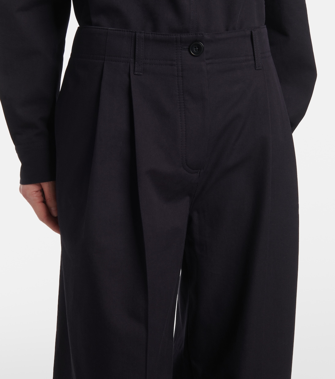 Pantalones chinos de sarga de algodón | Toteme