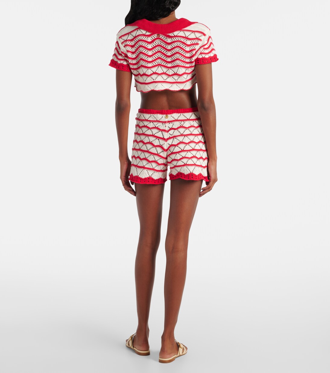 Cropped-Top Coco aus Häkelstrick | Bananhot