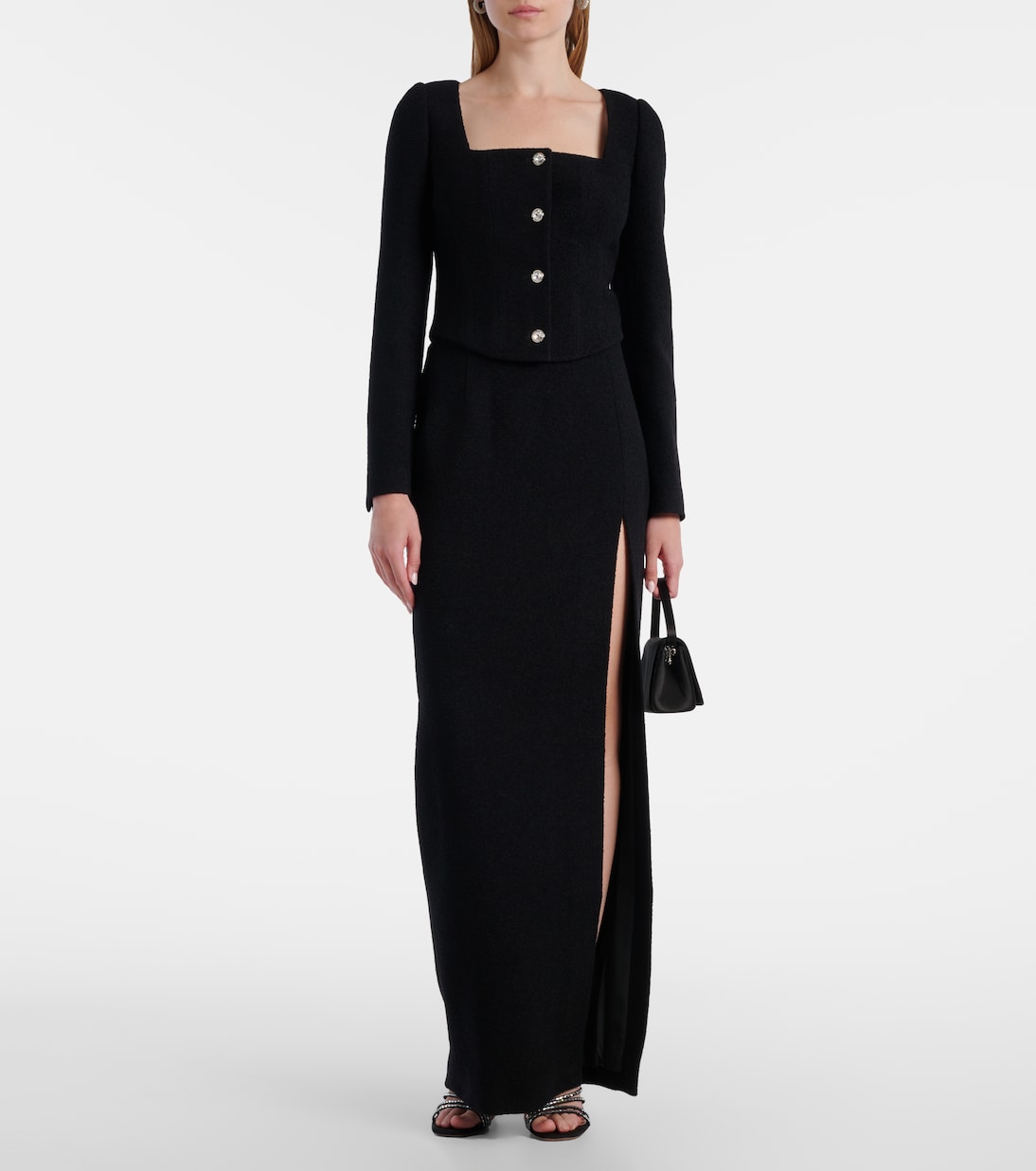 Maxirock aus Bouclé | Alessandra Rich