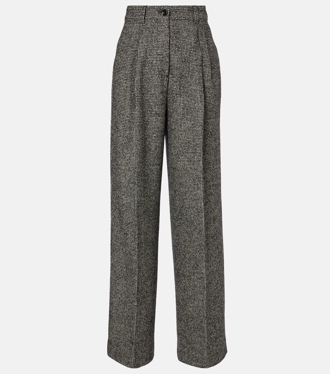 Pantalon ample en laine mélangée | Dolce&Gabbana