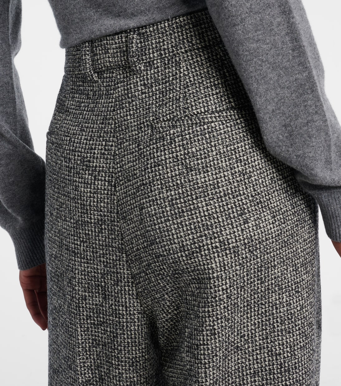 Pantalon ample en laine mélangée | Dolce&Gabbana