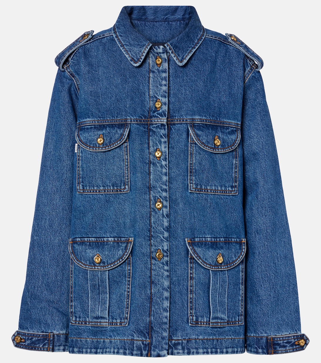 Sahariana denim jacket | Blazé Milano