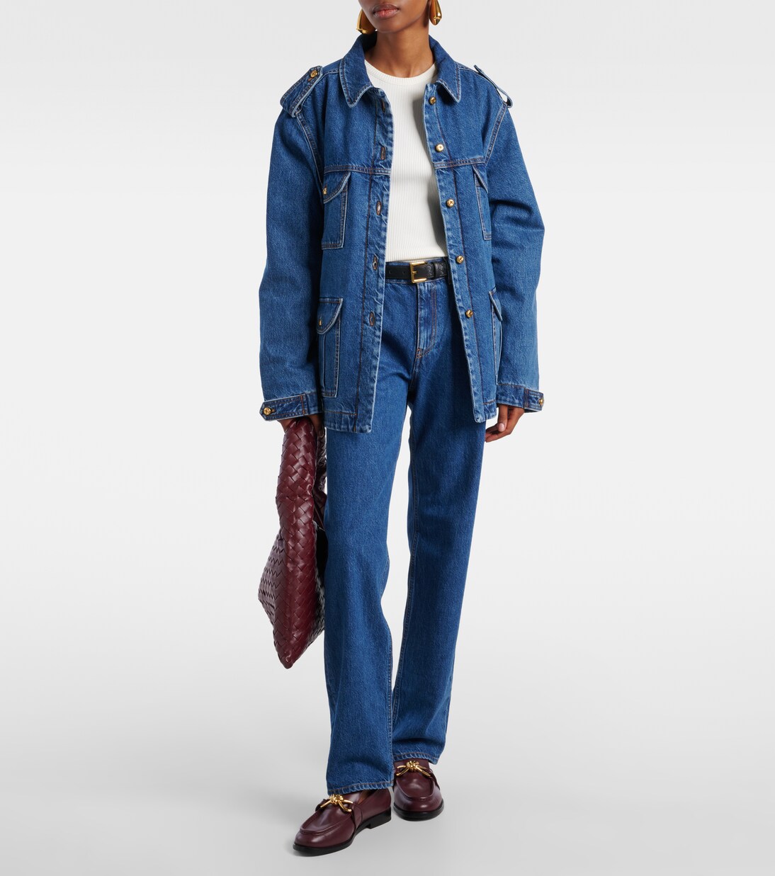 Sahariana denim jacket | Blazé Milano