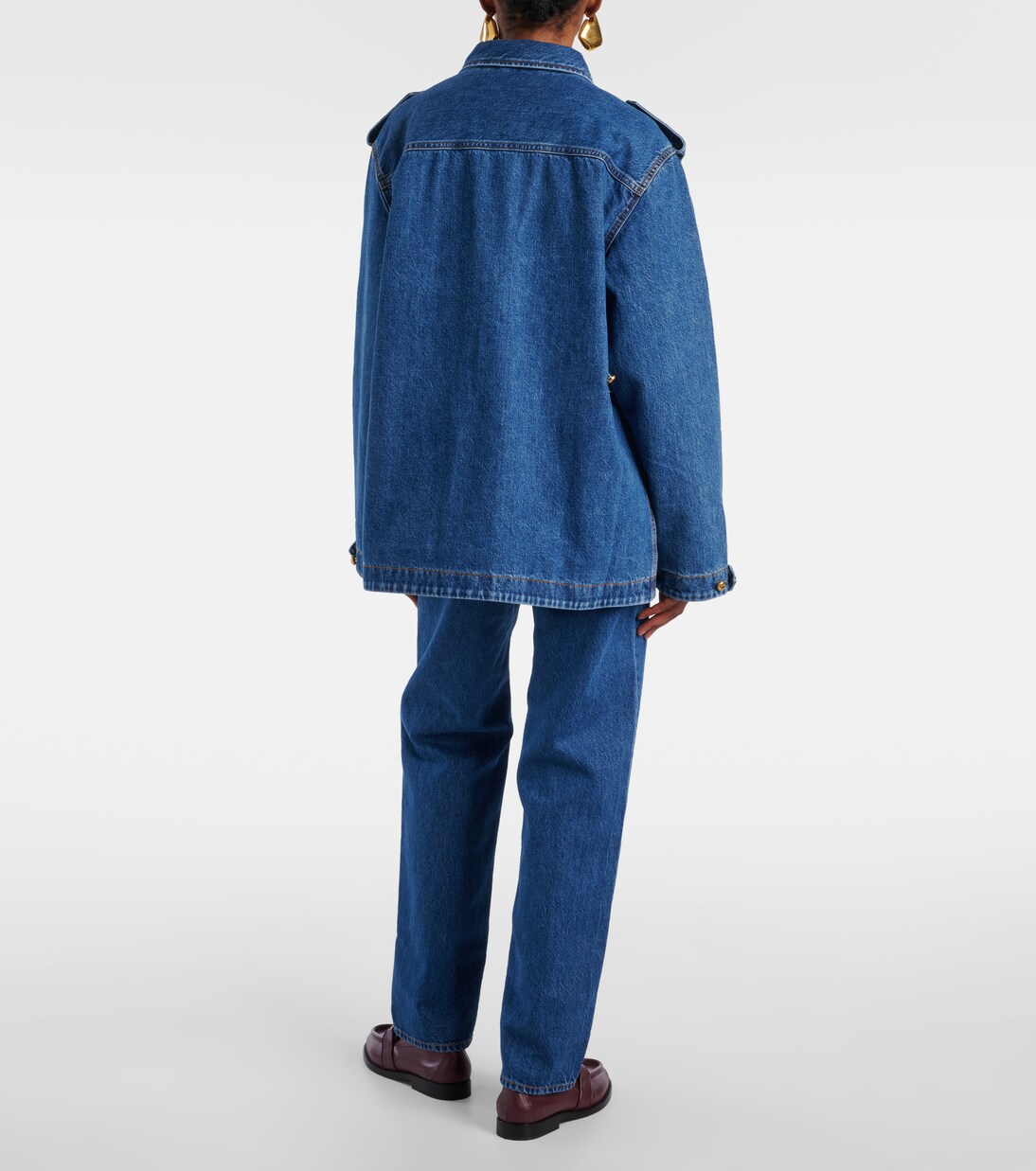 Sahariana denim jacket | Blazé Milano