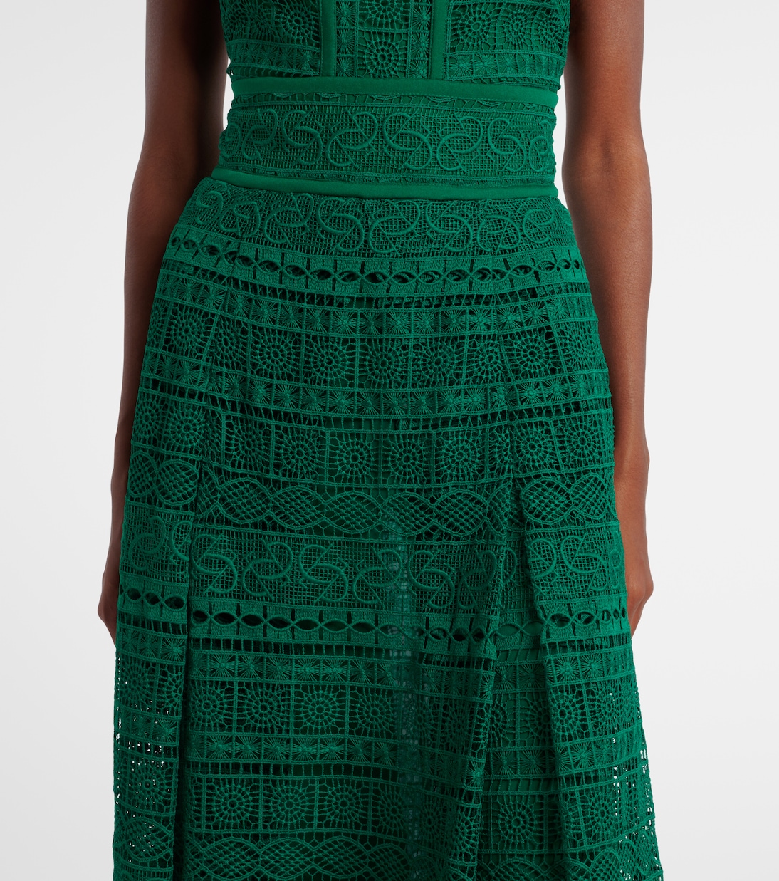 Robe longue en macramé | Elie Saab