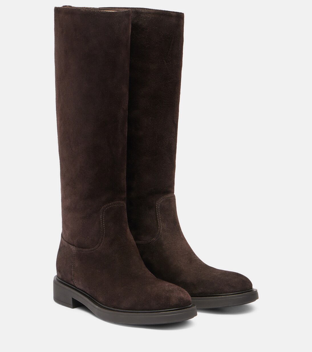 Stiefel Ascott aus Veloursleder | Gianvito Rossi