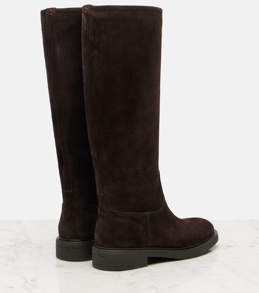 Stiefel Ascott aus Veloursleder | Gianvito Rossi