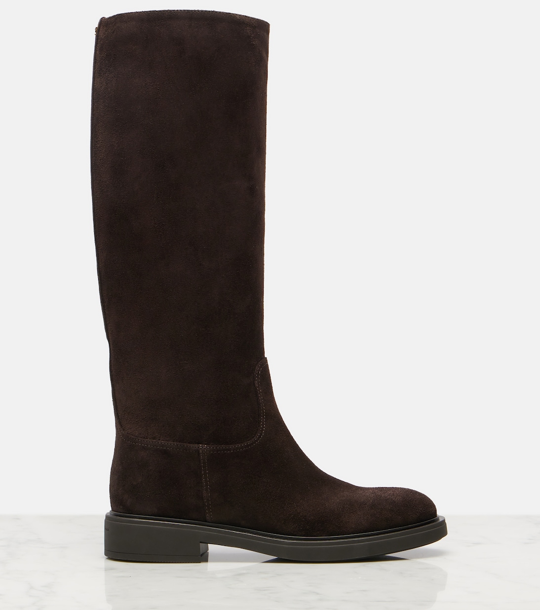 Stiefel Ascott aus Veloursleder | Gianvito Rossi