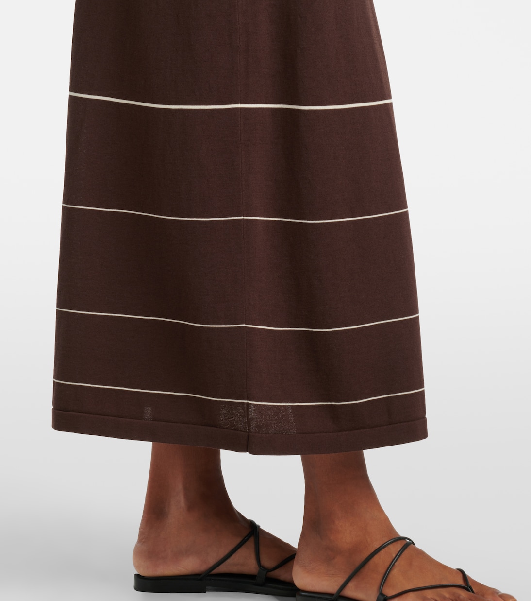 Maxirock Accordion aus einem Baumwollgemisch  | Faithfull