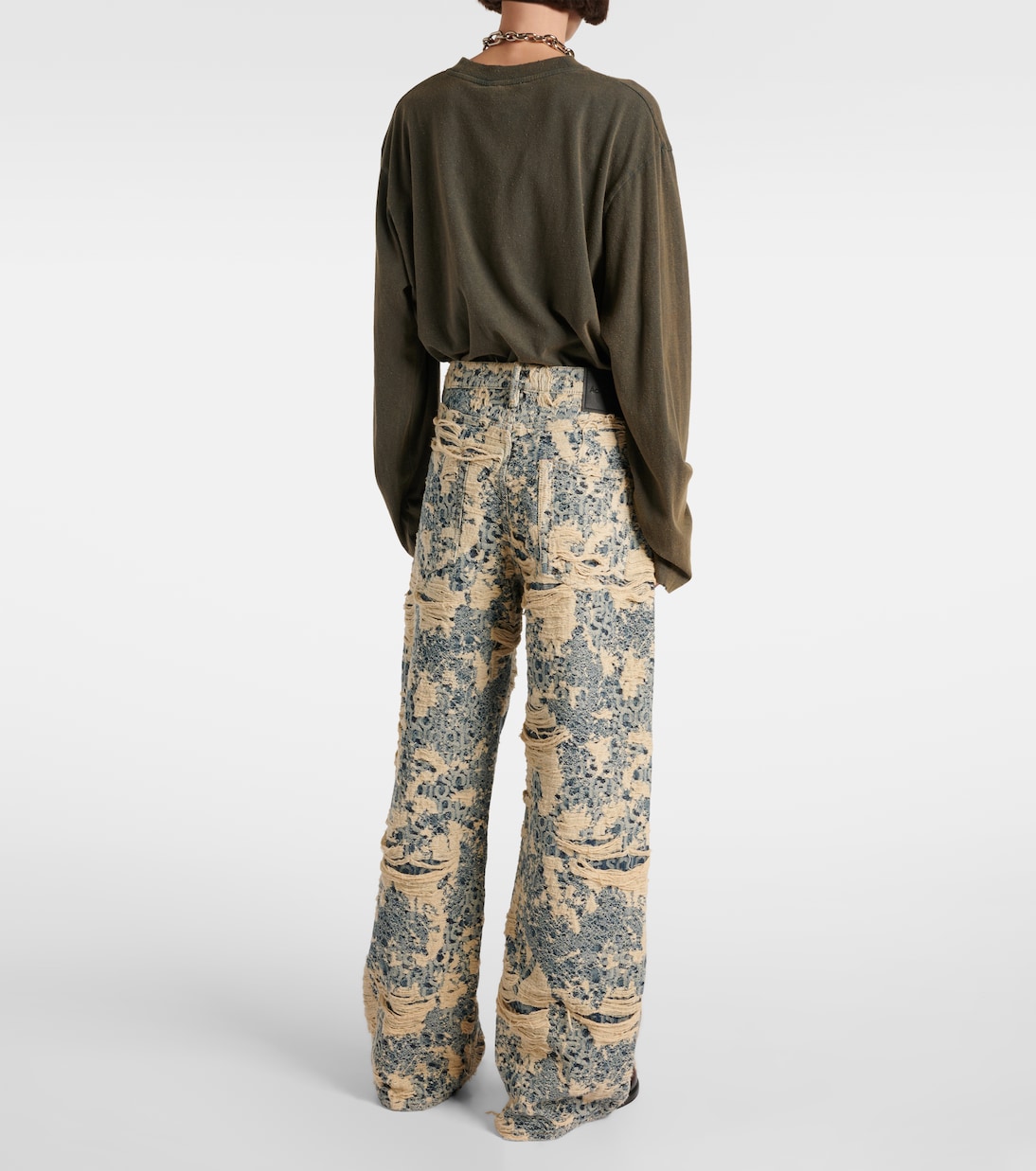 1981 Monogram distressed wide-leg jeans | Acne Studios