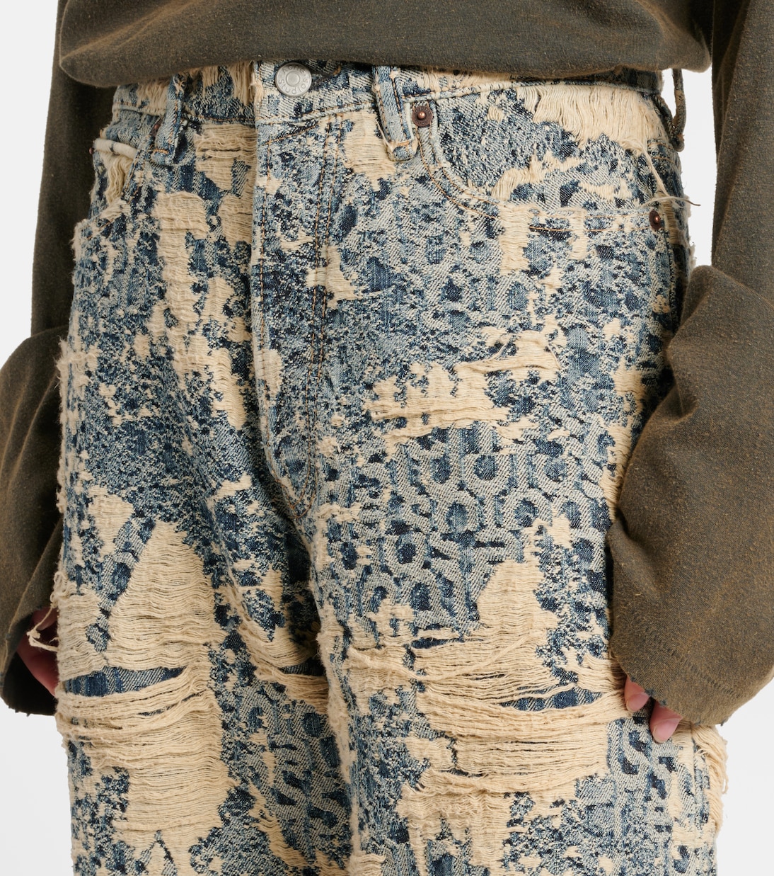 1981 Monogram distressed wide-leg jeans | Acne Studios