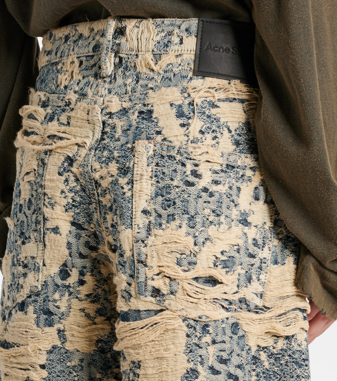 1981 Monogram distressed wide-leg jeans | Acne Studios