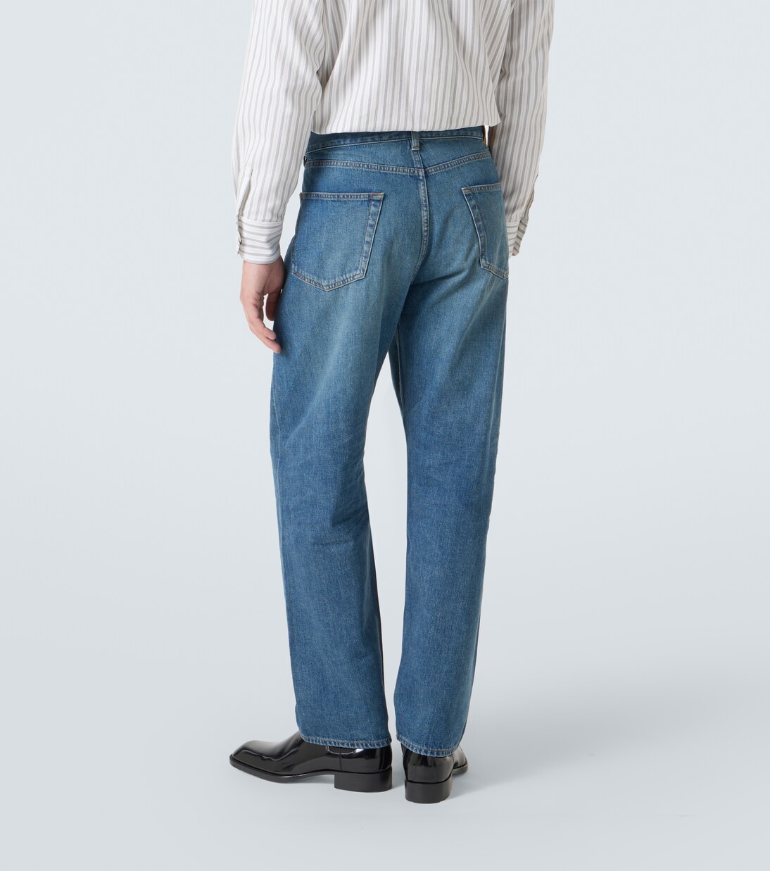 Mick mid-rise straight jeans | Saint Laurent