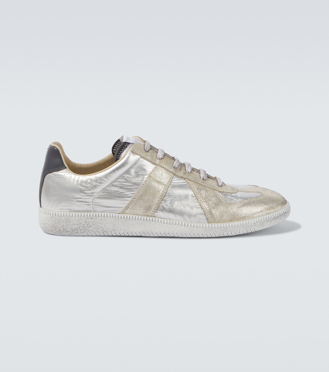 Replica Iridescent leather sneakers | Maison Margiela