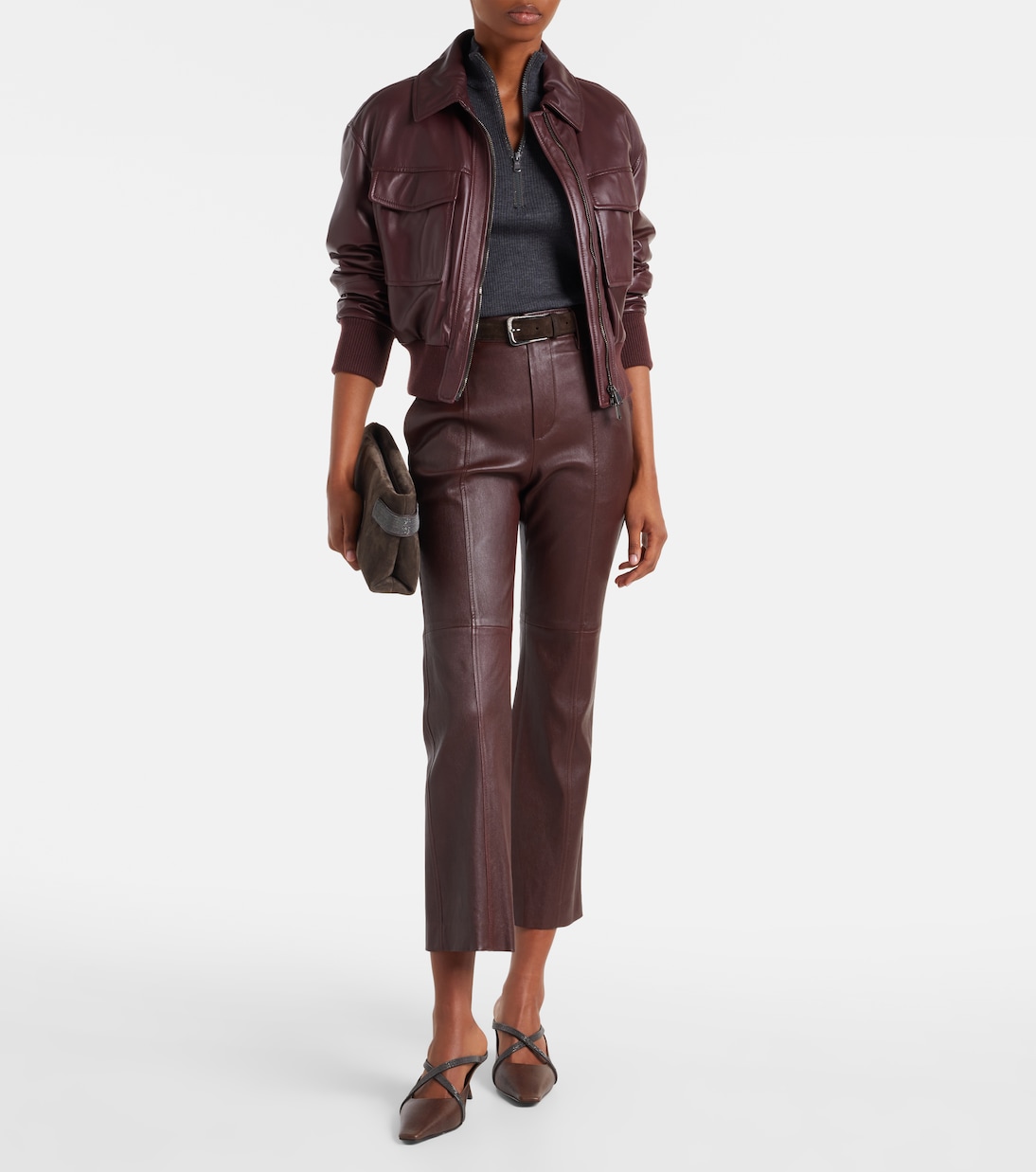 Wool zip-up sweater | Brunello Cucinelli