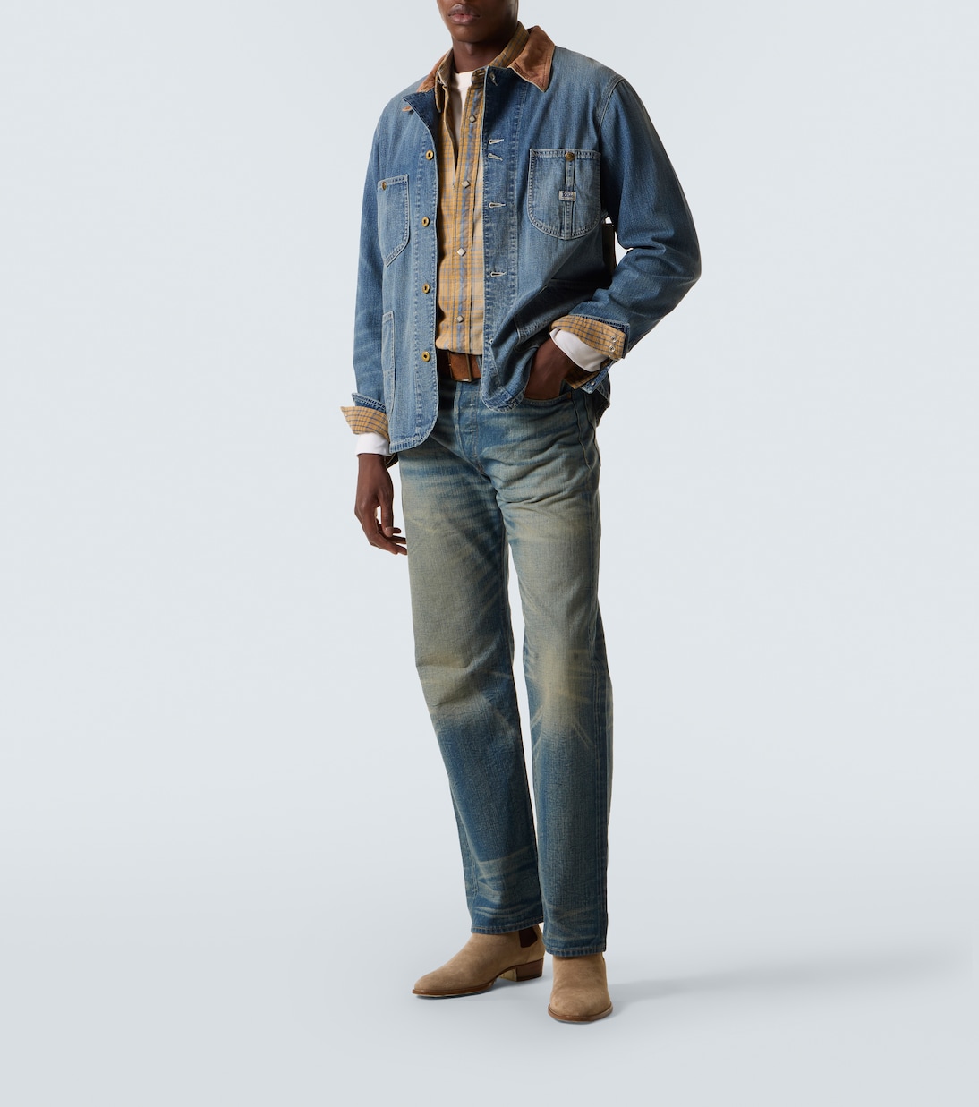 Mid-rise straight jeans | RRL