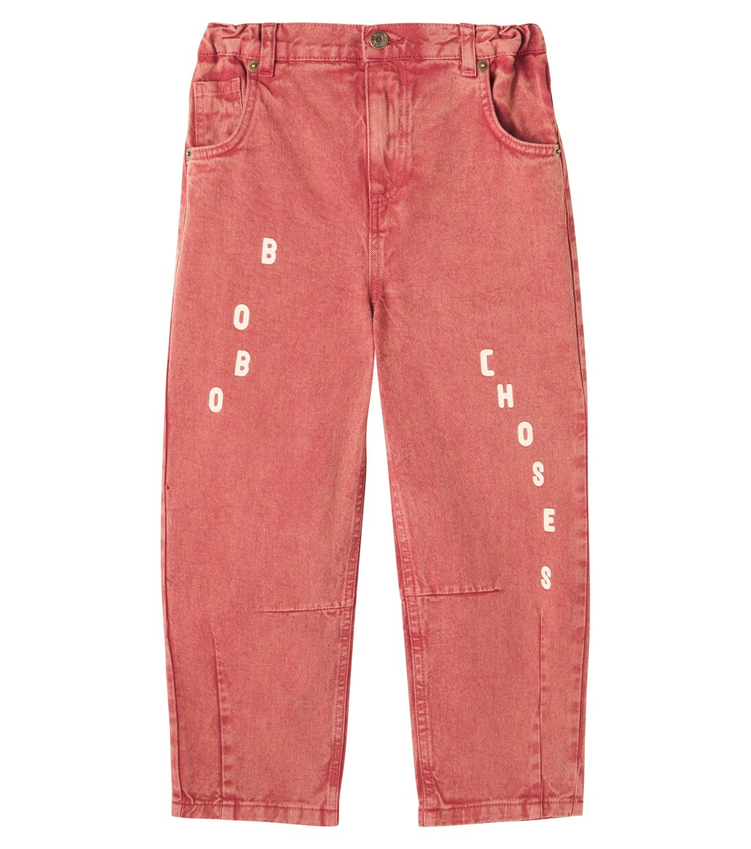 Logo straight jeans | Bobo Choses