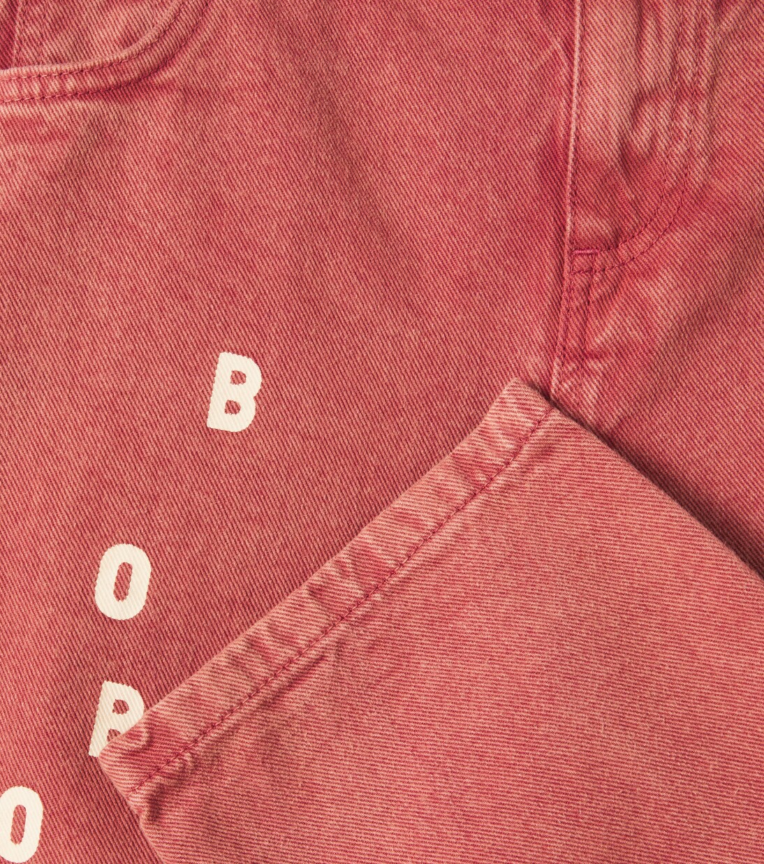 Logo straight jeans | Bobo Choses