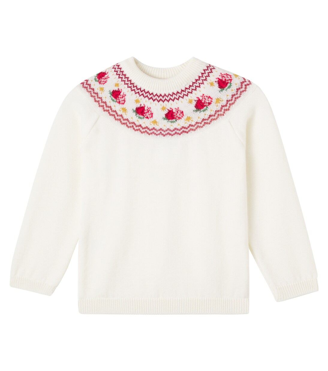 Grenada fair isle wool sweater | La Coqueta