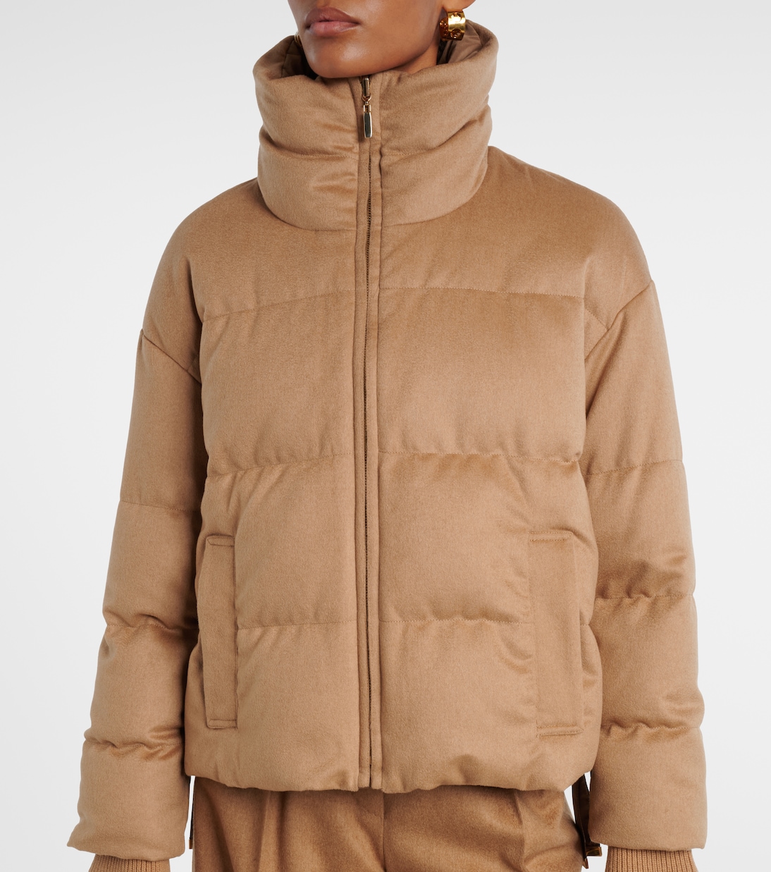 Diego reversible camel hair down jacket | Max Mara