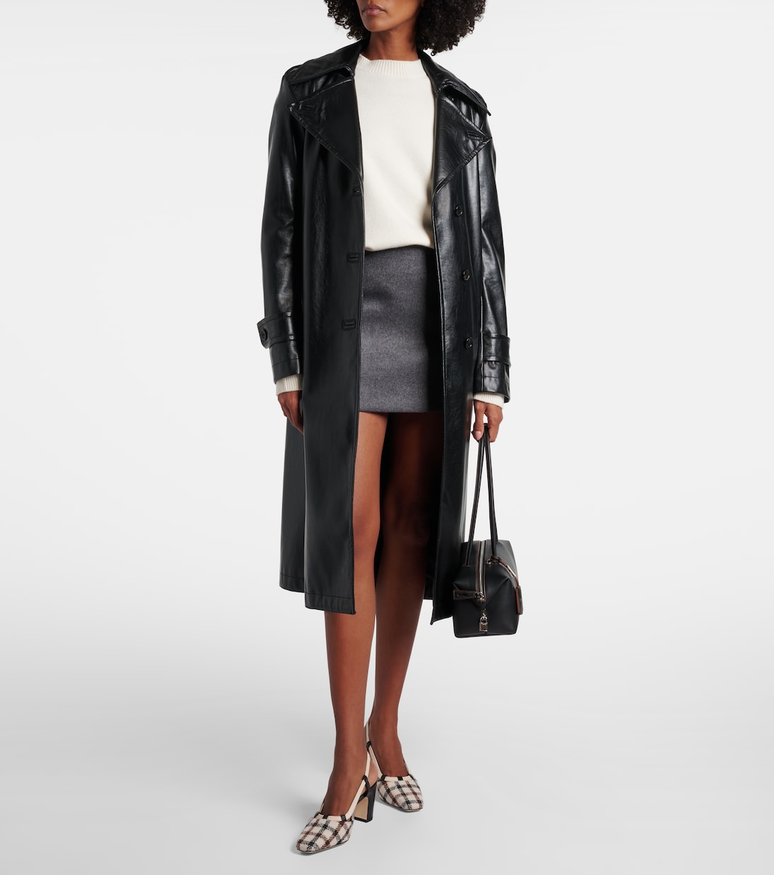 Vestal checked slingback pumps | Manolo Blahnik