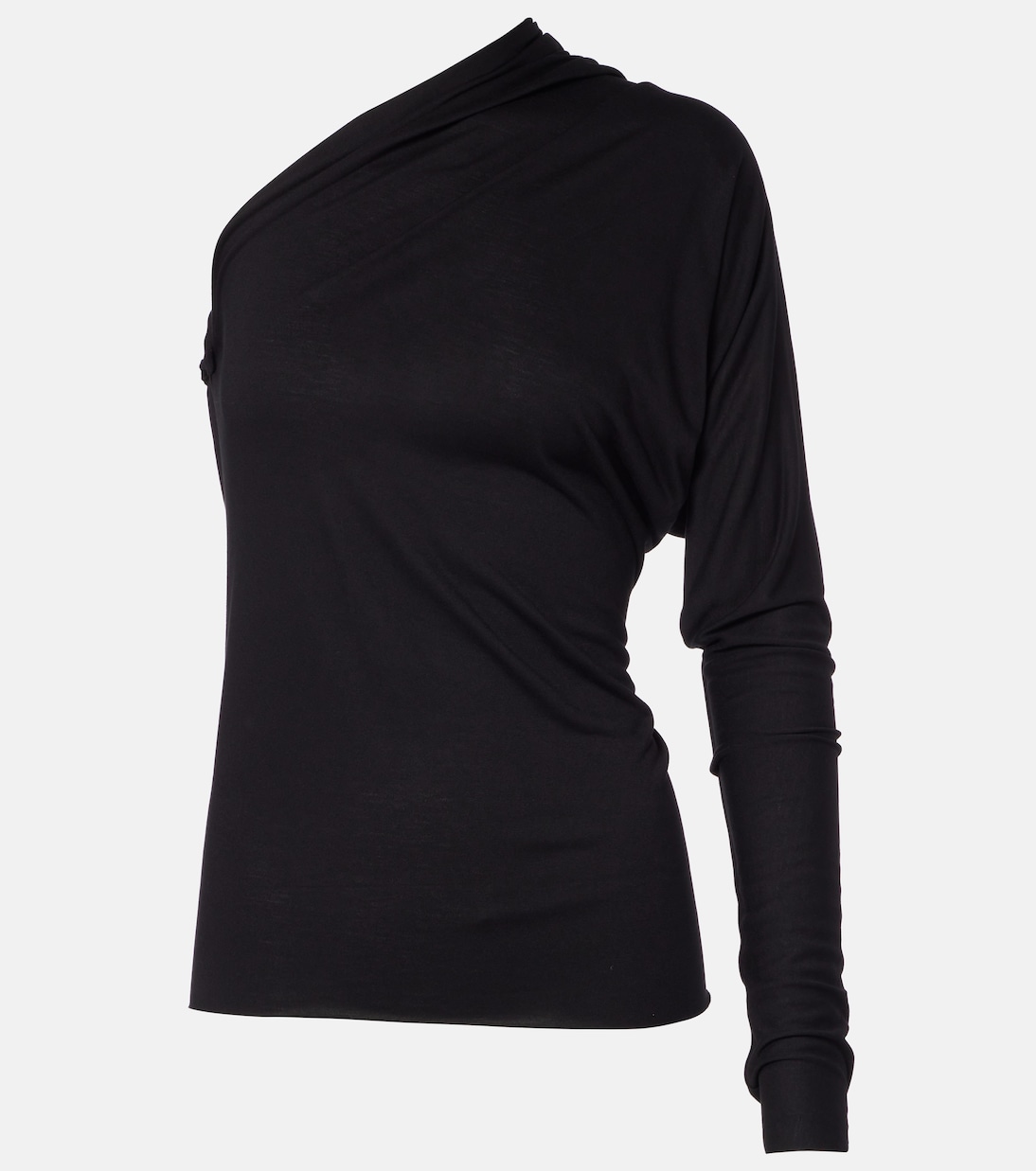 Diana one-shoulder jersey top | Rick Owens