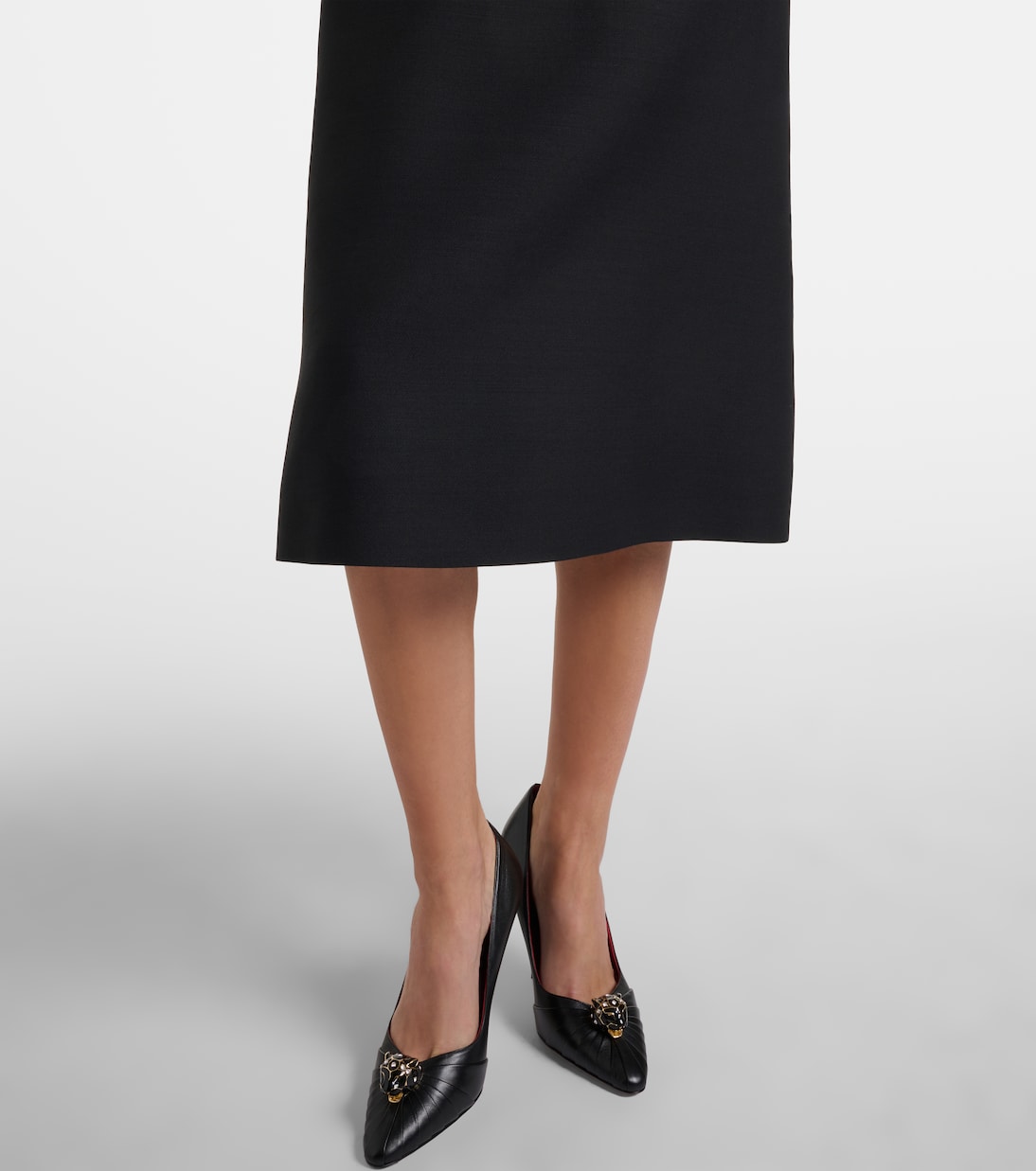 Crepe Couture embellished midi dress | Valentino