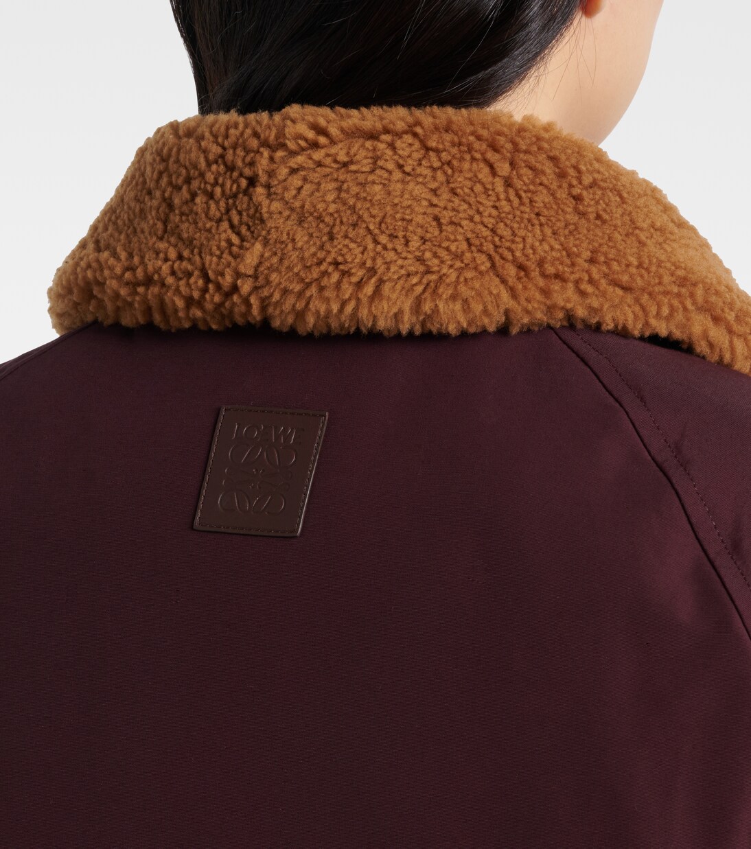 Shearling-lined cotton-blend puffer jacket | Loewe