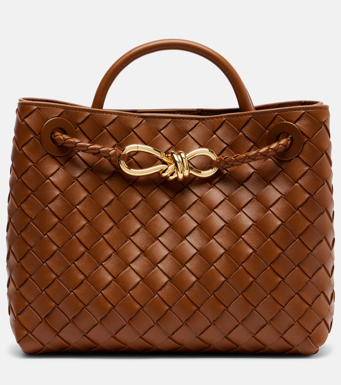 Andiamo Small Intrecciato leather tote bag | Bottega Veneta