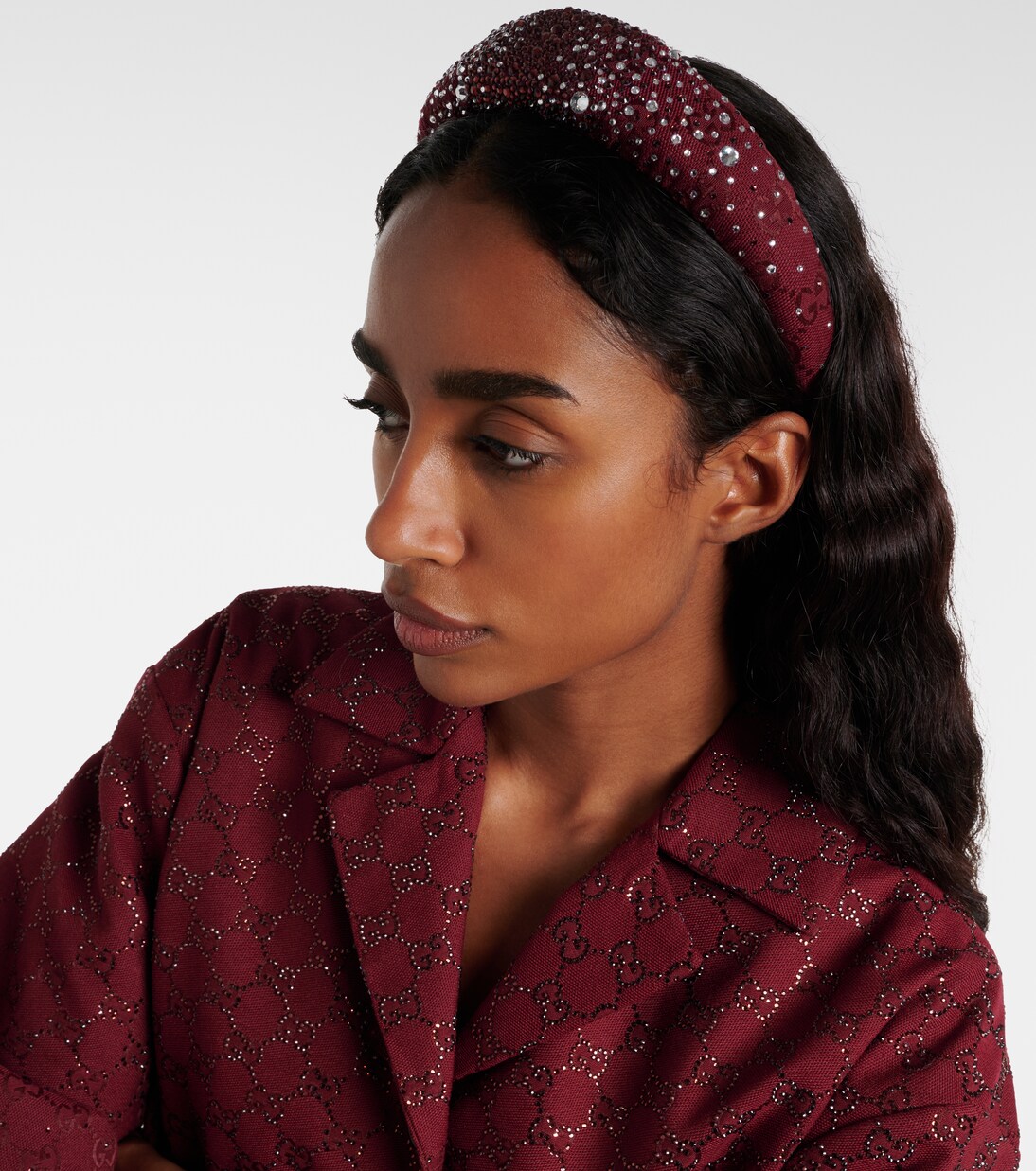 GG crystal-embellished headband | Gucci