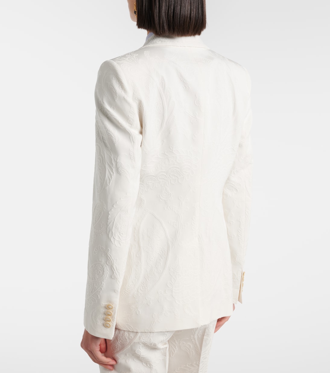 Embroidered cotton-blend blazer | Etro