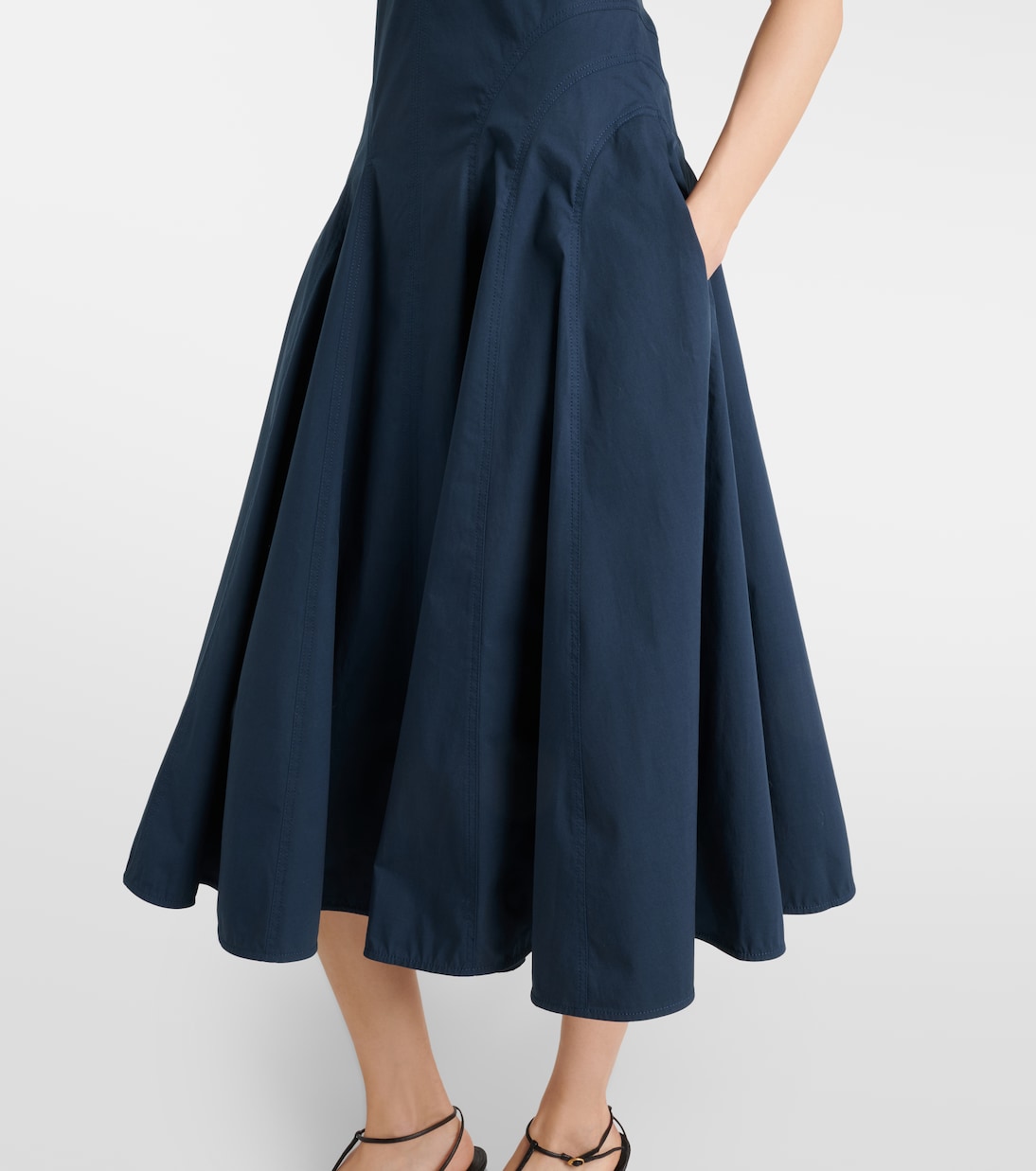 Manoela cotton-blend midi dress | Proenza Schouler