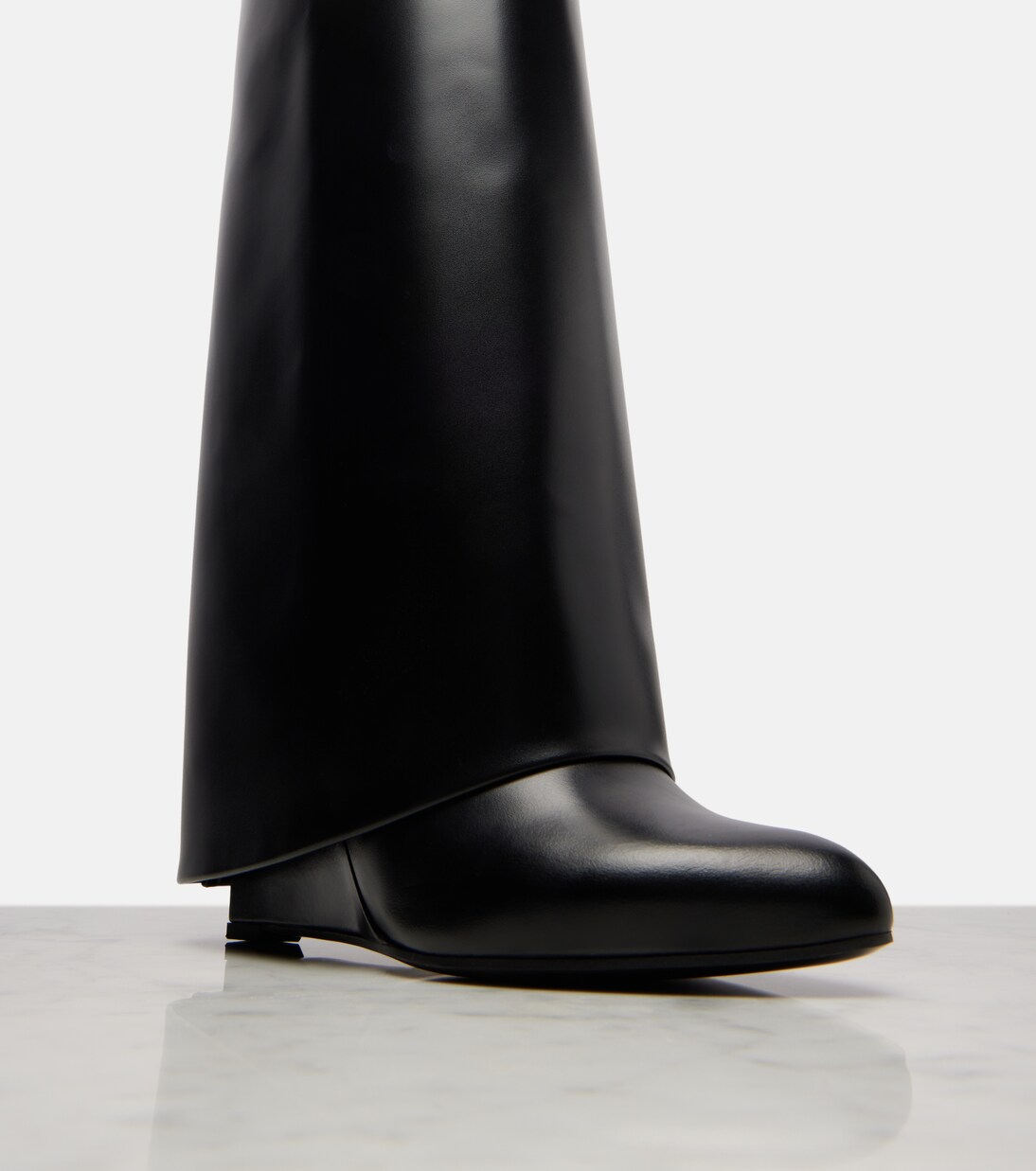 Shark 95 leather knee-high boots | Givenchy