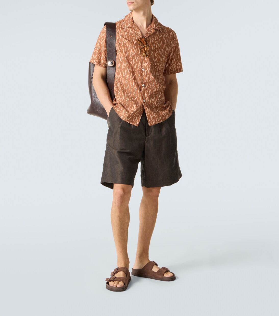 Bedrucktes Hemd aus einem Baumwollgemisch | Canali